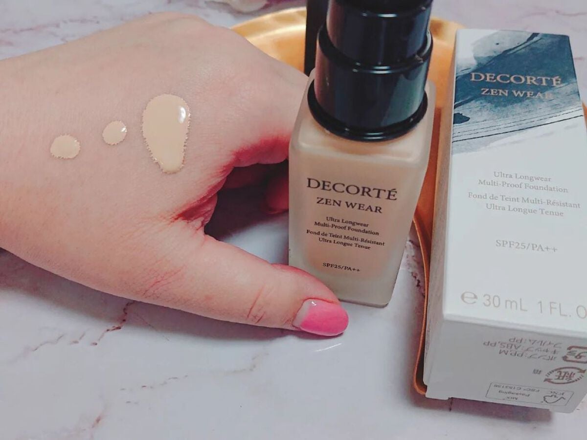 ゼン ウェア フルイド/DECORTÉ/リキッドファンデーションを使ったクチコミ(2枚目)