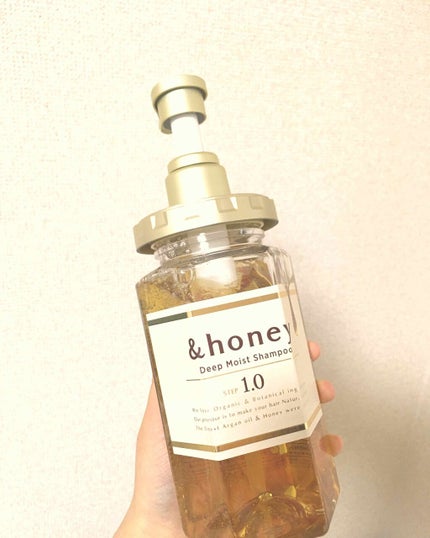 ディープモイスト シャンプー1.0/ヘアトリートメント2.0/&honey/市販シャンプーを使ったクチコミ(1枚目)