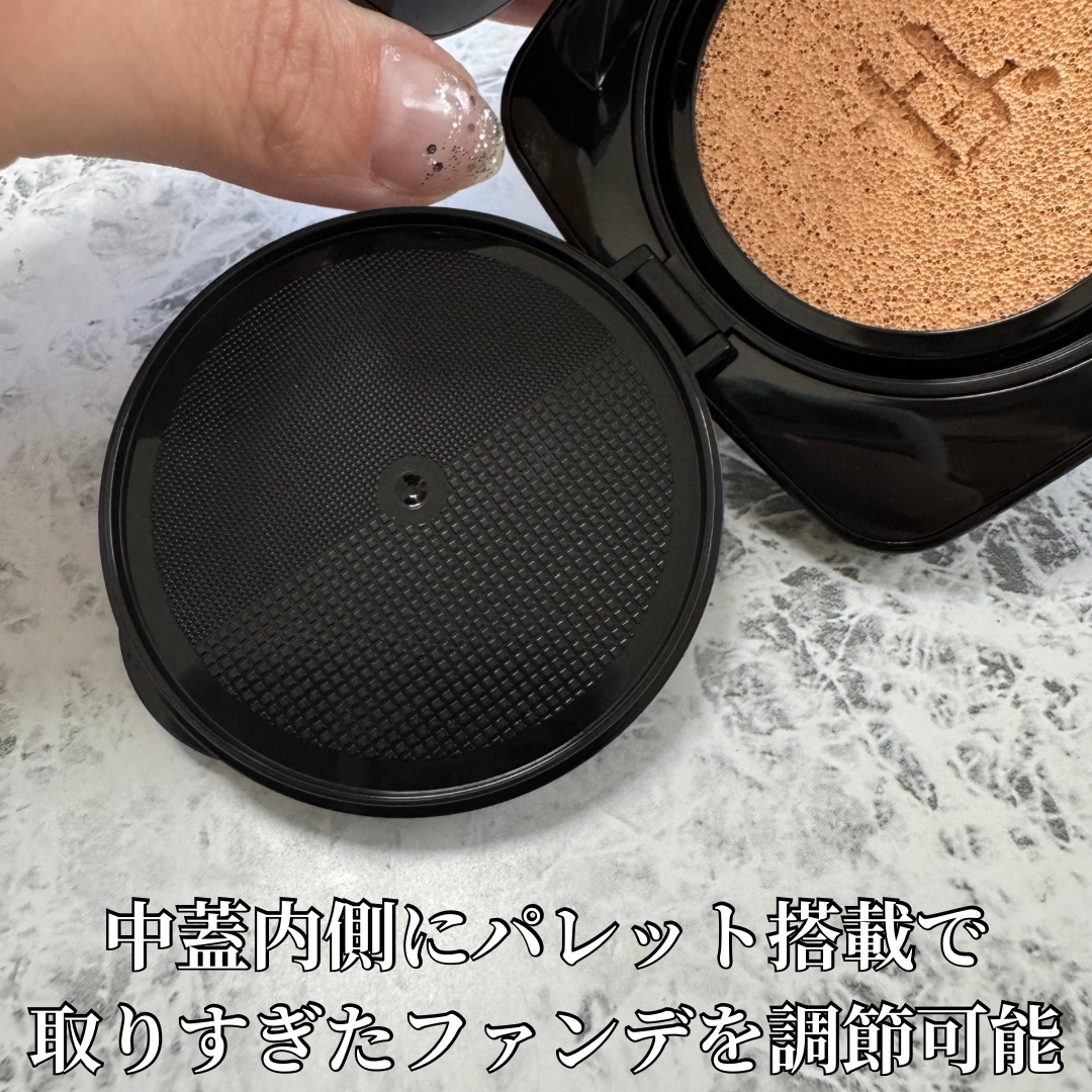 レイヤリングフィット グロークッションEX/TFIT/クッションファンデーションを使ったクチコミ（3枚目）