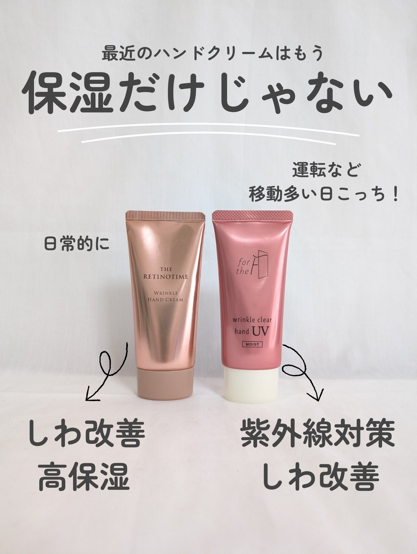 リンクルハンドクリーム/ザ・レチノタイム/ハンドクリームを使ったクチコミ(2枚目)