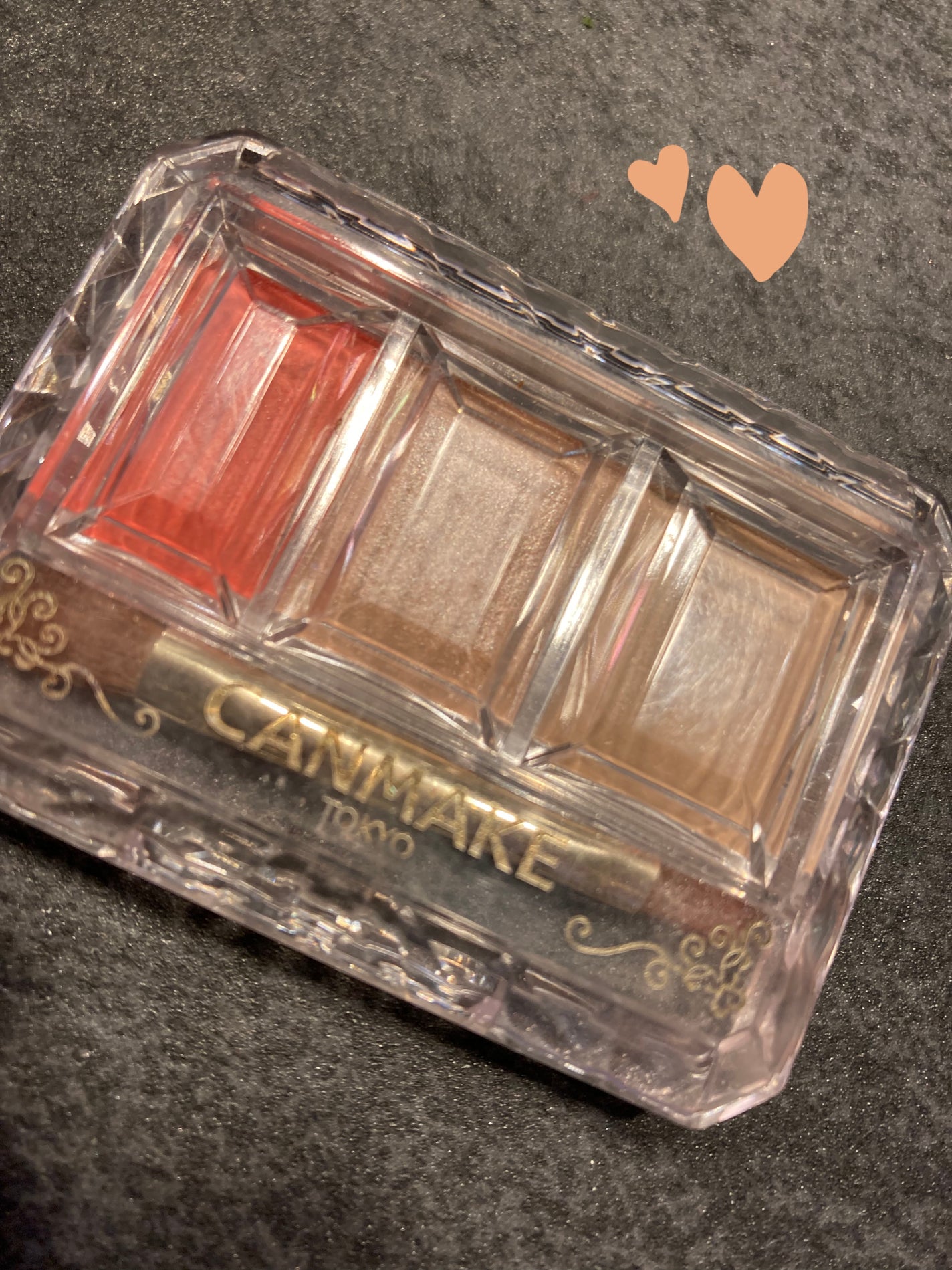 シークレットカラーアイズ/キャンメイク/アイシャドウパレットを使ったクチコミ(1枚目)