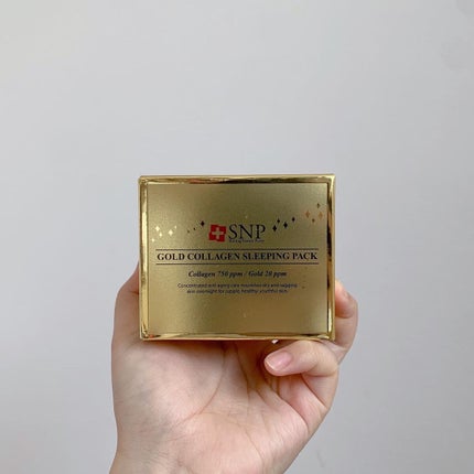 SNP ゴールド コラーゲン スリーピング パック/SNP/シートマスク・パックを使ったクチコミ(2枚目)