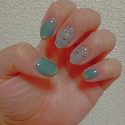 まっつん on LIPS 「NEWネイル💅DAISOの新しいやつ♥️このオリーブグレー?め..」(7枚目)