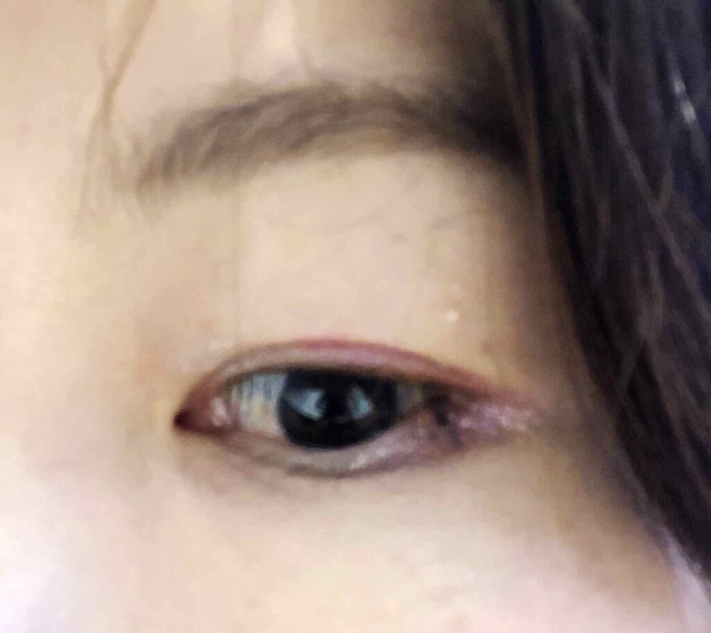 ブラウンアイライナー細芯/CEZANNE/リキッドアイライナーを使ったクチコミ(4枚目)
