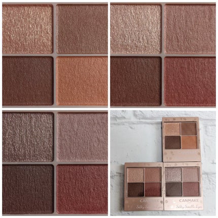 シルキースフレアイズ(マットタイプ)/キャンメイク/アイシャドウパレットを使ったクチコミ(2枚目)