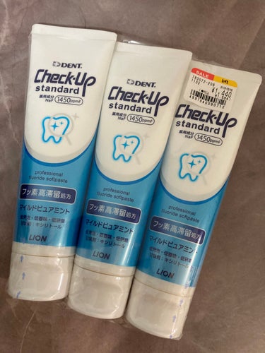 歯科用 DENT Check-up standard/ライオン/歯磨き粉を使ったクチコミ（2枚目）