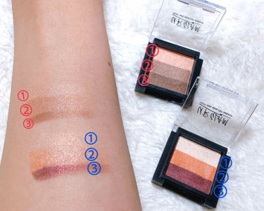 UR GLAM　GRADATION EYESHADOW ブラウン/U R GLAM/アイシャドウパレットを使ったクチコミ（2枚目）