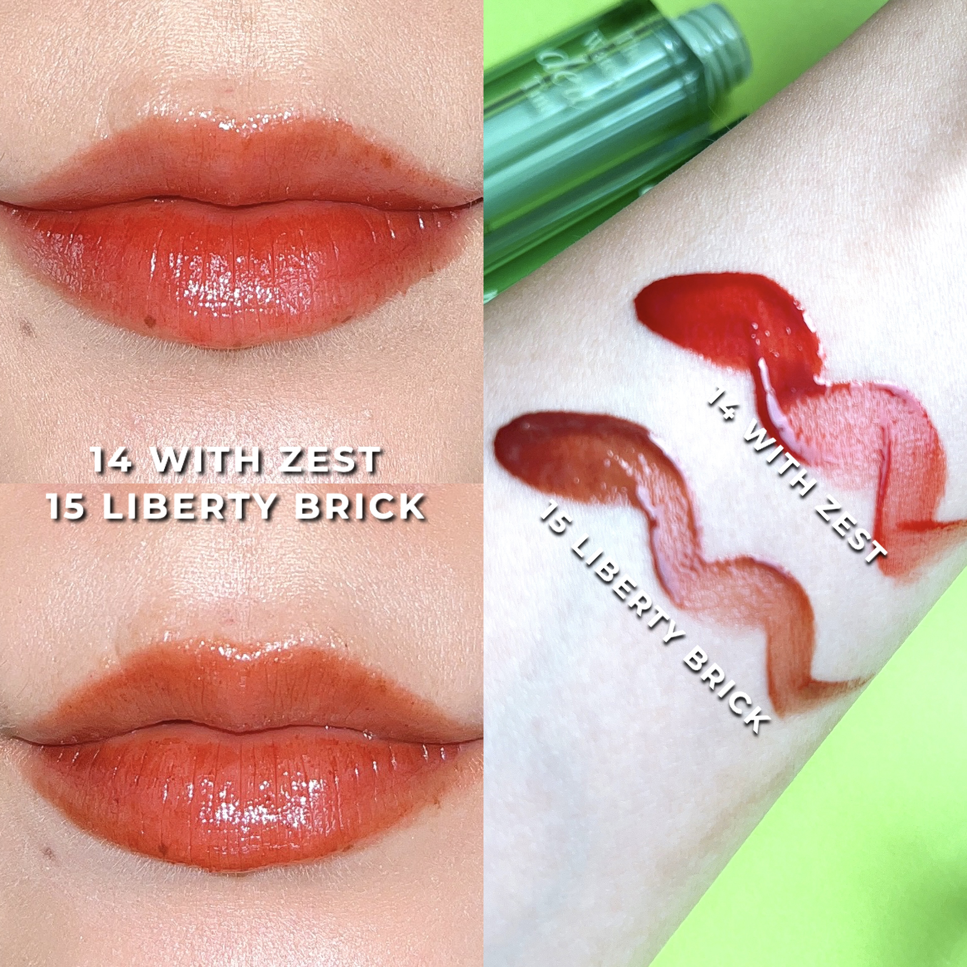 ザ ウォータリーデューティント WD14 ヴィズ ジェスト/MERZY/リップティントを使ったクチコミ（3枚目）