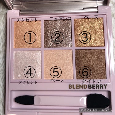 オーラクリエイション/BLEND BERRY/アイシャドウパレットを使ったクチコミ（2枚目）