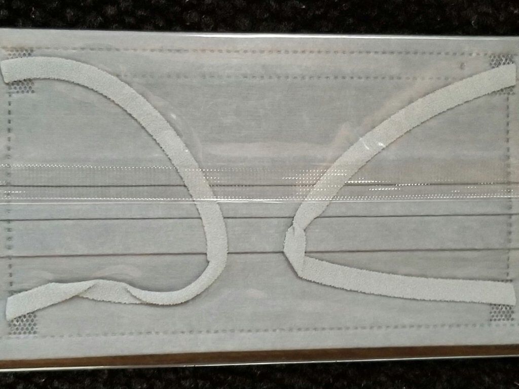 スパンレース不織布カラーマスク/ISDG 医食同源ドットコム/マスクを使ったクチコミ（2枚目）