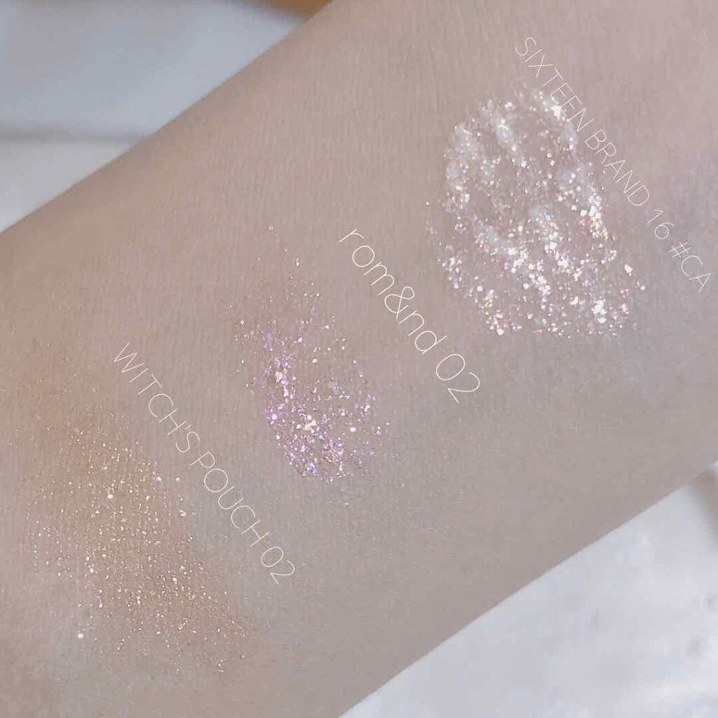 CANDYROCK SUGARPARTY/16BRAND/リキッドアイシャドウを使ったクチコミ（2枚目）