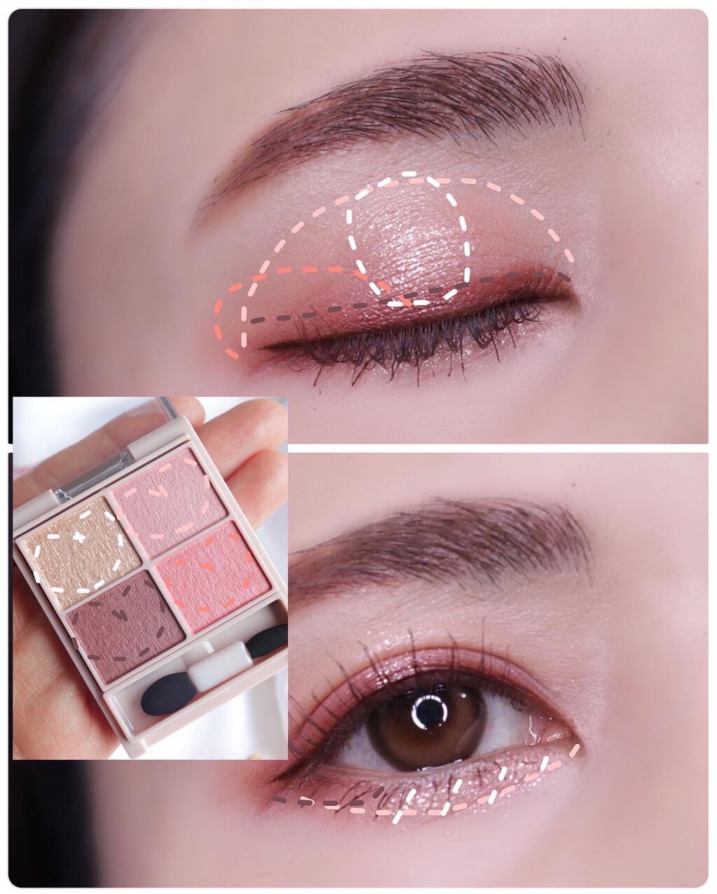 シルキースフレアイズ(マットタイプ)/キャンメイク/アイシャドウパレットを使ったクチコミ(4枚目)