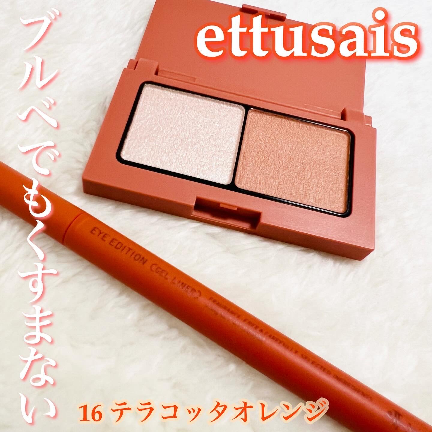 エテュセ ラスティング ジェルライナー 16 テラコッタオレンジ(限定)/ettusais/ジェルアイライナーを使ったクチコミ（1枚目）