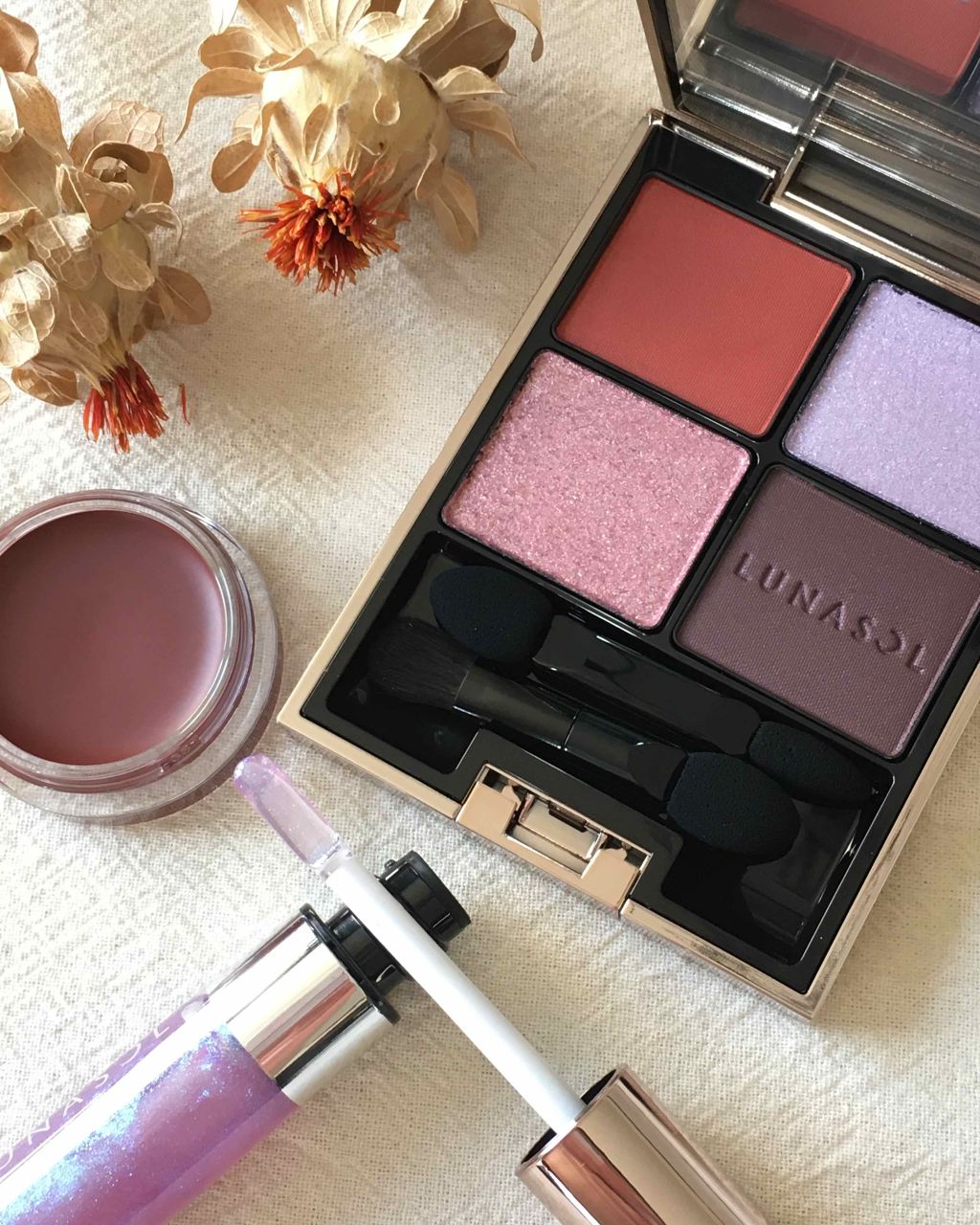 ホリデーフェイバリット2019/LUNASOL/メイクアップキットを使ったクチコミ（1枚目）