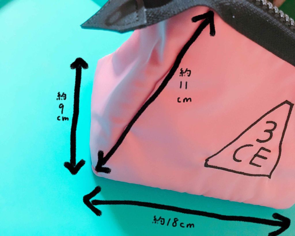 3CE ポーチ スモール/3CE/化粧ポーチを使ったクチコミ（2枚目）