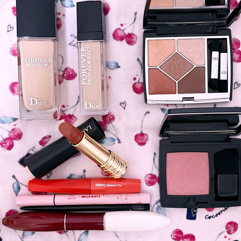 ディオールスキン フォーエヴァー フルイド グロウ 1CRクール ロージー/Dior/リキッドファンデーションを使ったクチコミ（1枚目）