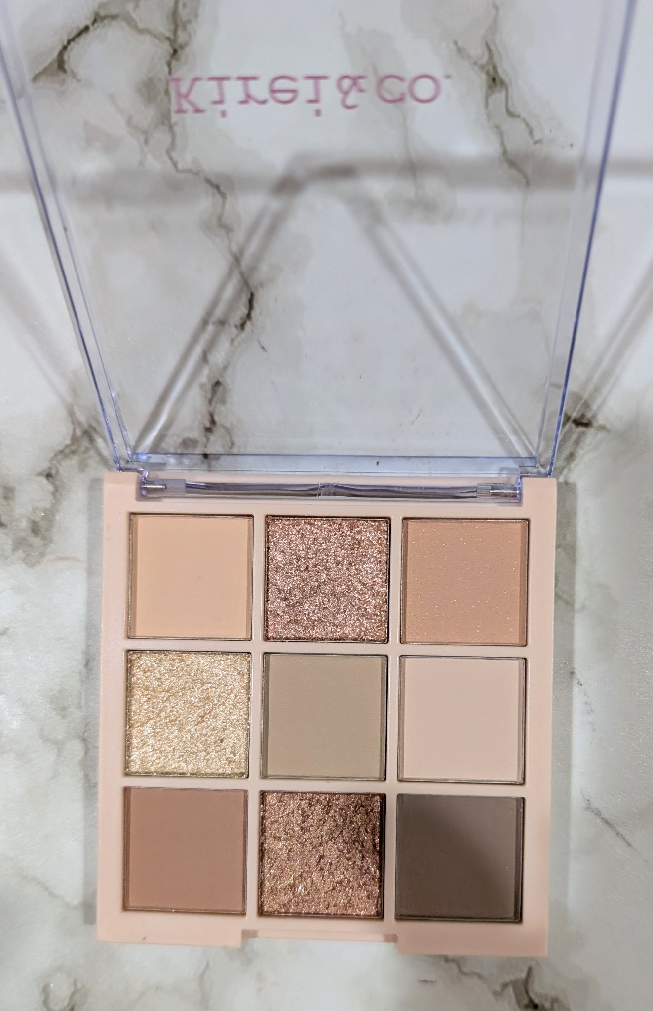 アイシャドウパレット 06 ピンクベージュ/Kirei&co./アイシャドウパレットを使ったクチコミ（2枚目）
