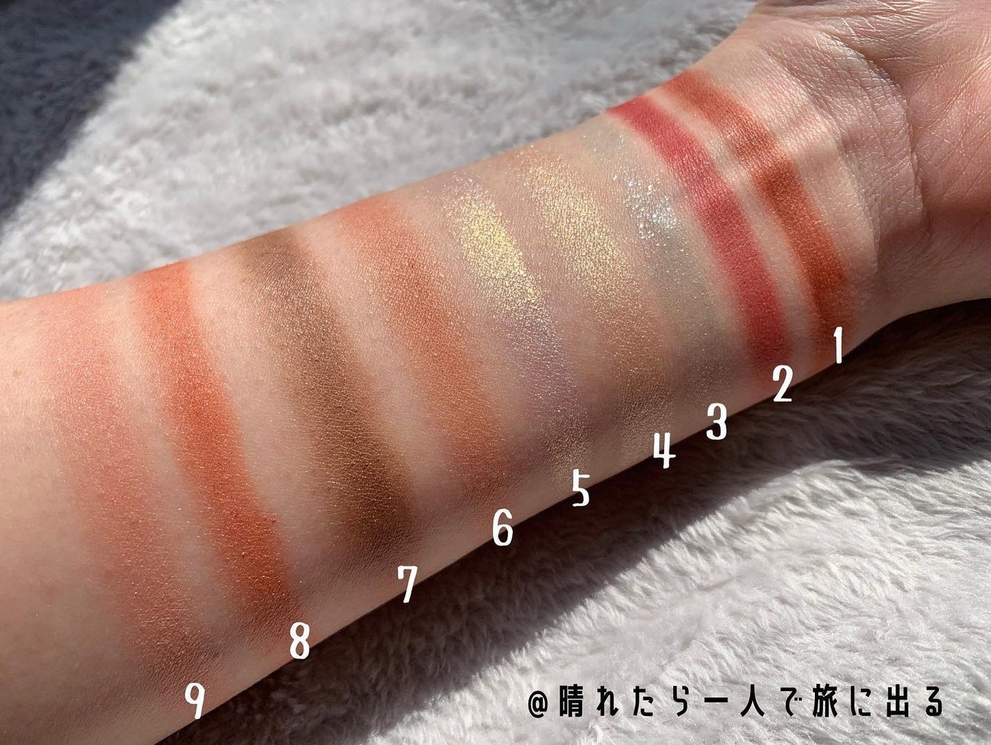 洛神賦アイシャドウパレット/花西子/マルチパレットを使ったクチコミ(5枚目)