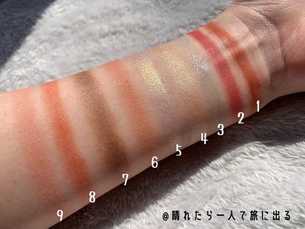 洛神賦アイシャドウパレット/花西子/マルチパレットを使ったクチコミ(5枚目)