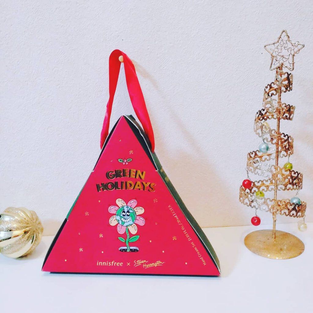 ハンドクリーム セット 2021 Green Holidays Edition/innisfree/ハンドクリームを使ったクチコミ（2枚目）