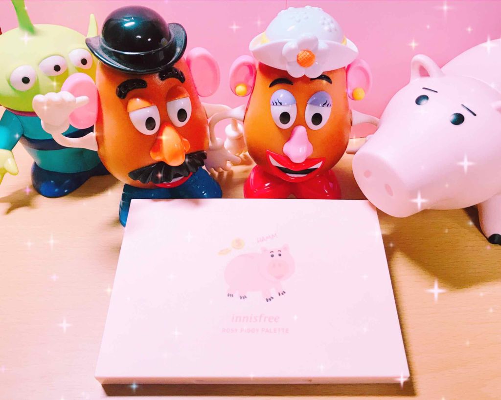 ROSY PIGGY PALATTE/innisfree/アイシャドウパレットを使ったクチコミ（2枚目）
