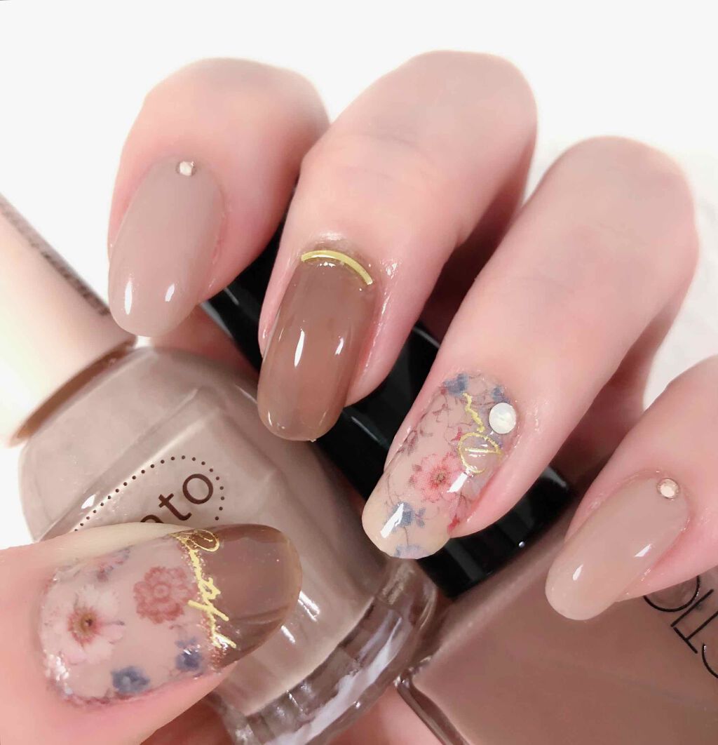 グロッシーコート/スキューズミー/オールインワンネイルを使ったクチコミ(1枚目)