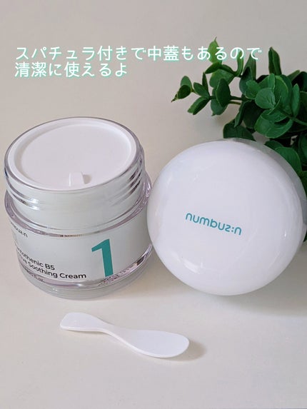 1番 塗るパントテン酸スージングクリーム/numbuzin/フェイスクリームを使ったクチコミ(2枚目)