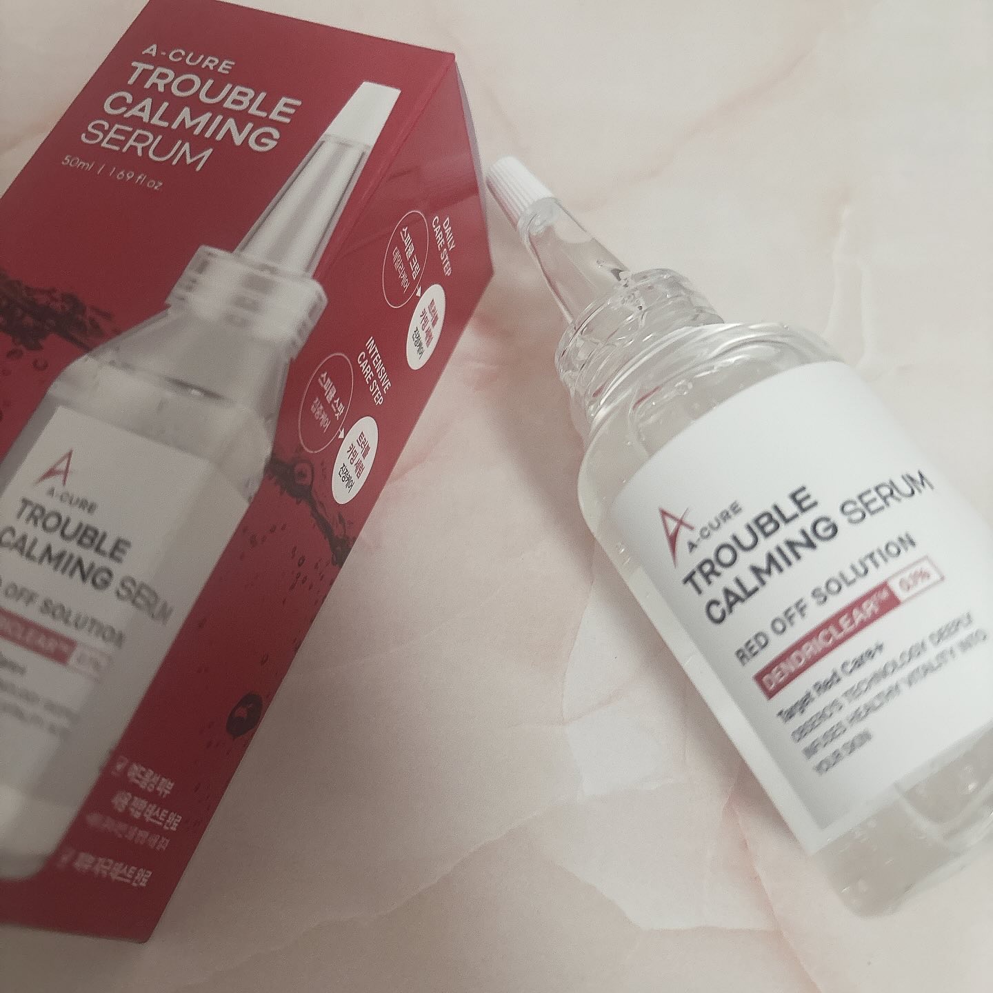 エーキュアトラブルカーミングセラム/obsero/美容液を使ったクチコミ（1枚目）