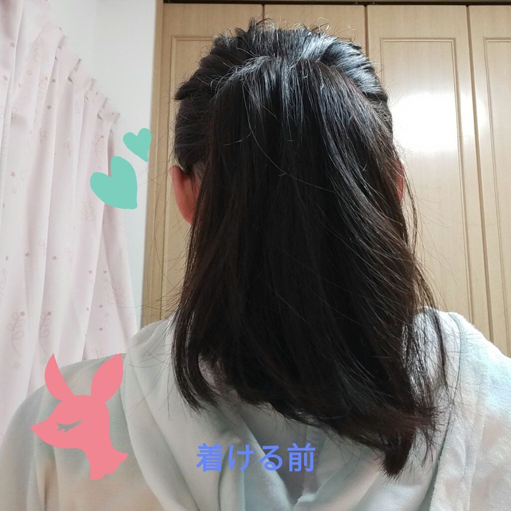 ポニーテールウィッグ/DAISO/ヘアアクセサリーを使ったクチコミ(2枚目)