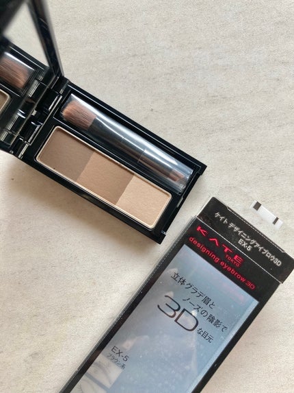 ケイト デザイニングアイブロウ3D/KATE/パウダーアイブロウを使ったクチコミ(1枚目)