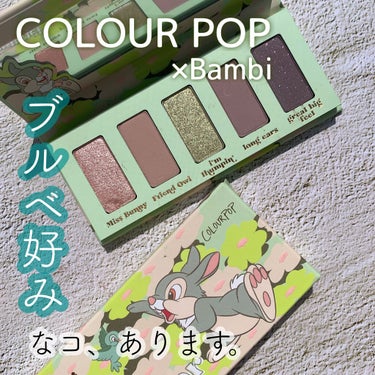ColourPop サンパーパレット バンビコレクションのクチコミ「✔️ColourPop
thumper palette Bambi Collection

─.....」（1枚目）
