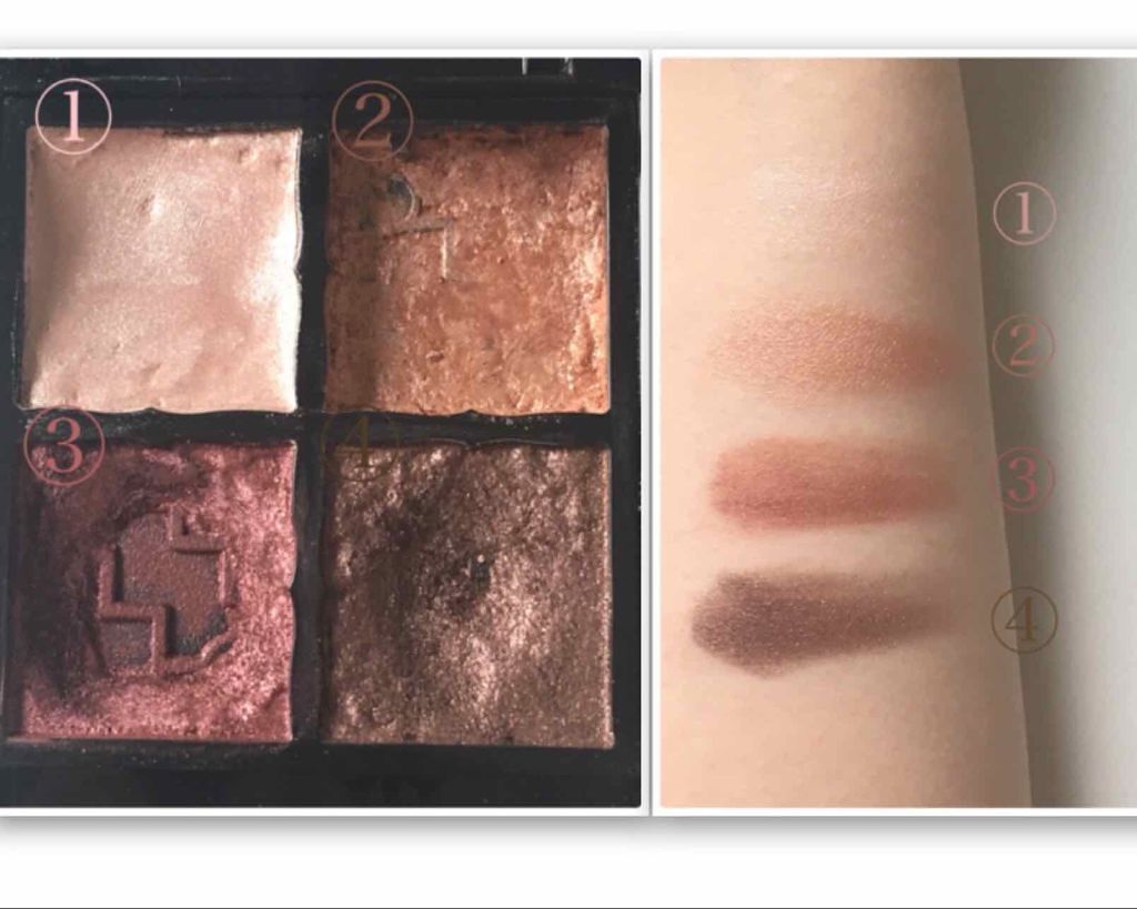 グロッシーリッチ アイズ/Visée/アイシャドウパレットを使ったクチコミ(2枚目)