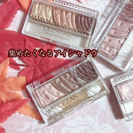 トーンアップアイシャドウ/CEZANNE/アイシャドウパレットを使ったクチコミ(3枚目)