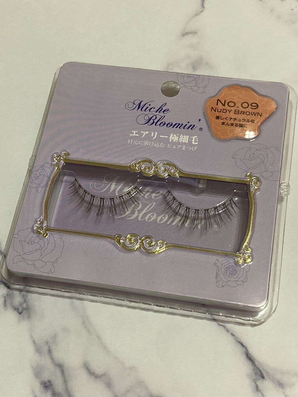 ミッシュブルーミン 3Dアイラッシュライン No.9 ヌーディーブラウン/ミッシュブルーミン/つけまつげを使ったクチコミ（1枚目）
