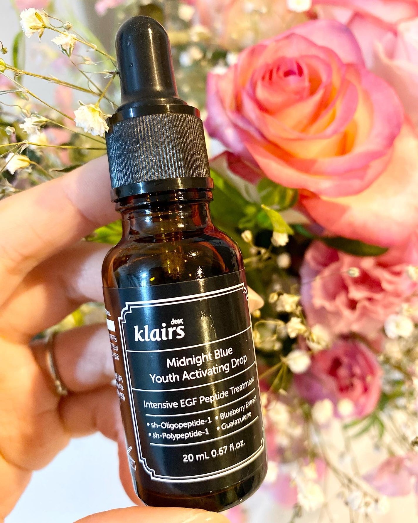 ミッドナイトブルーユースアクティベーティングドロップ(20ml)/Klairs/美容液を使ったクチコミ(4枚目)