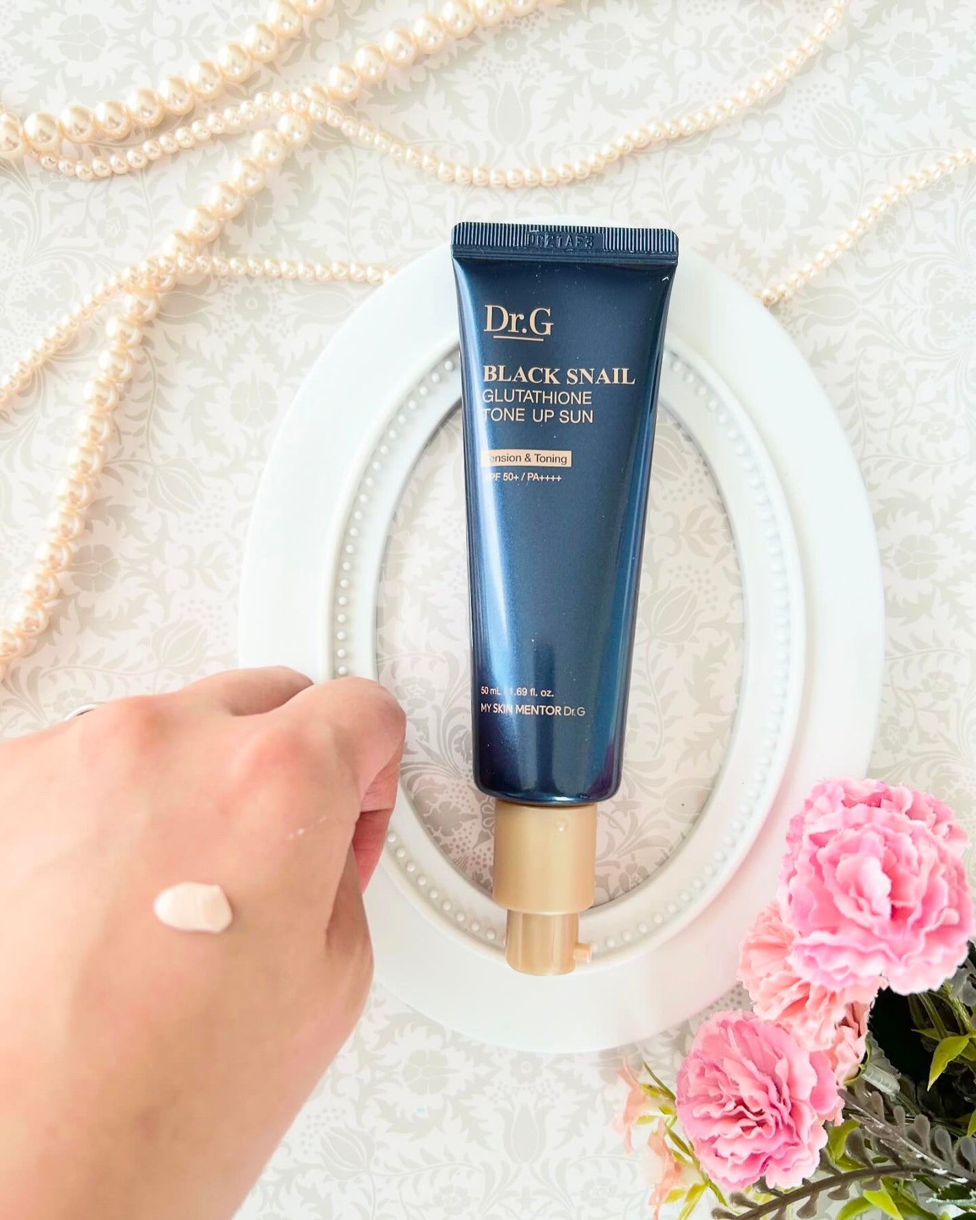 ブラックスネイルグルタチオントーンアップサン/Dr.G/日焼け止めクリームを使ったクチコミ(3枚目)