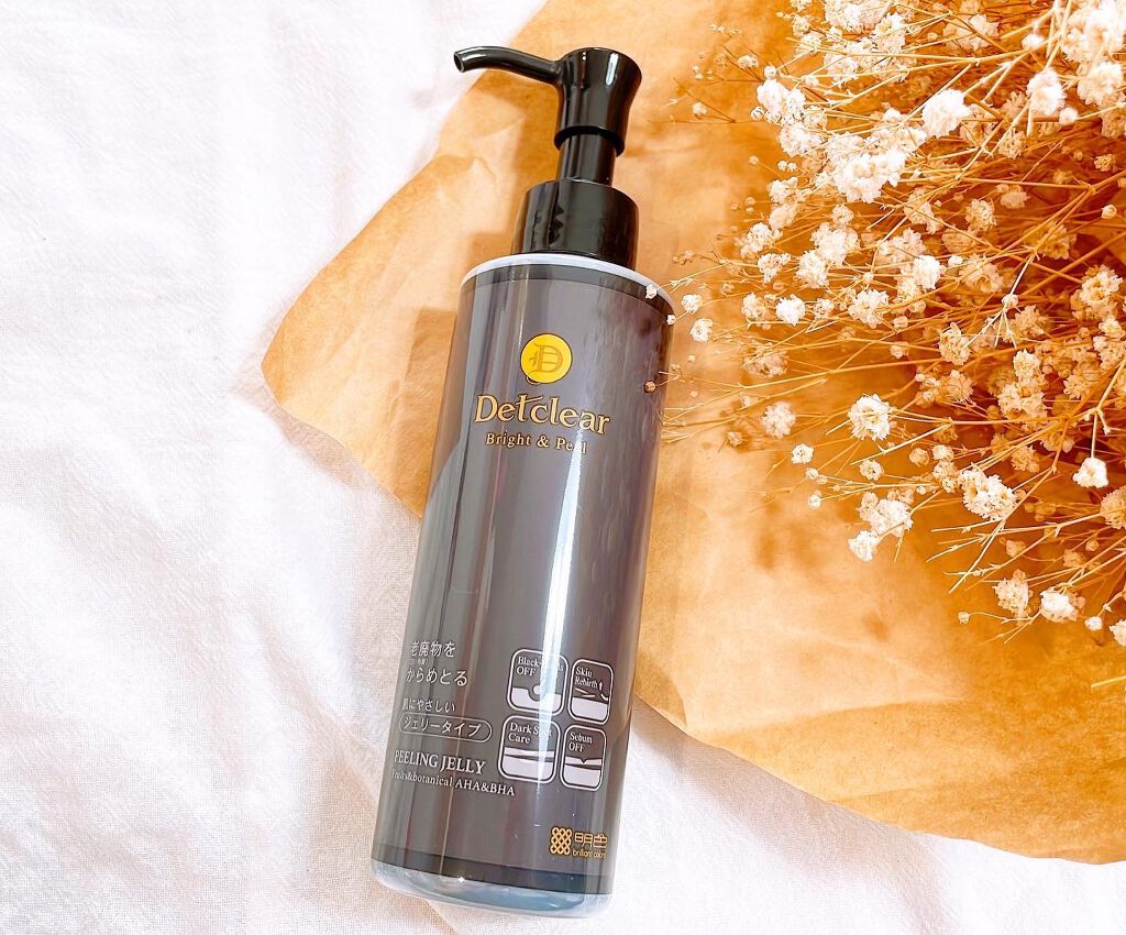 DETクリア ブライト&ピール ピーリングジェリー<炭タイプ>/Detclear/ピーリングを使ったクチコミ(1枚目)