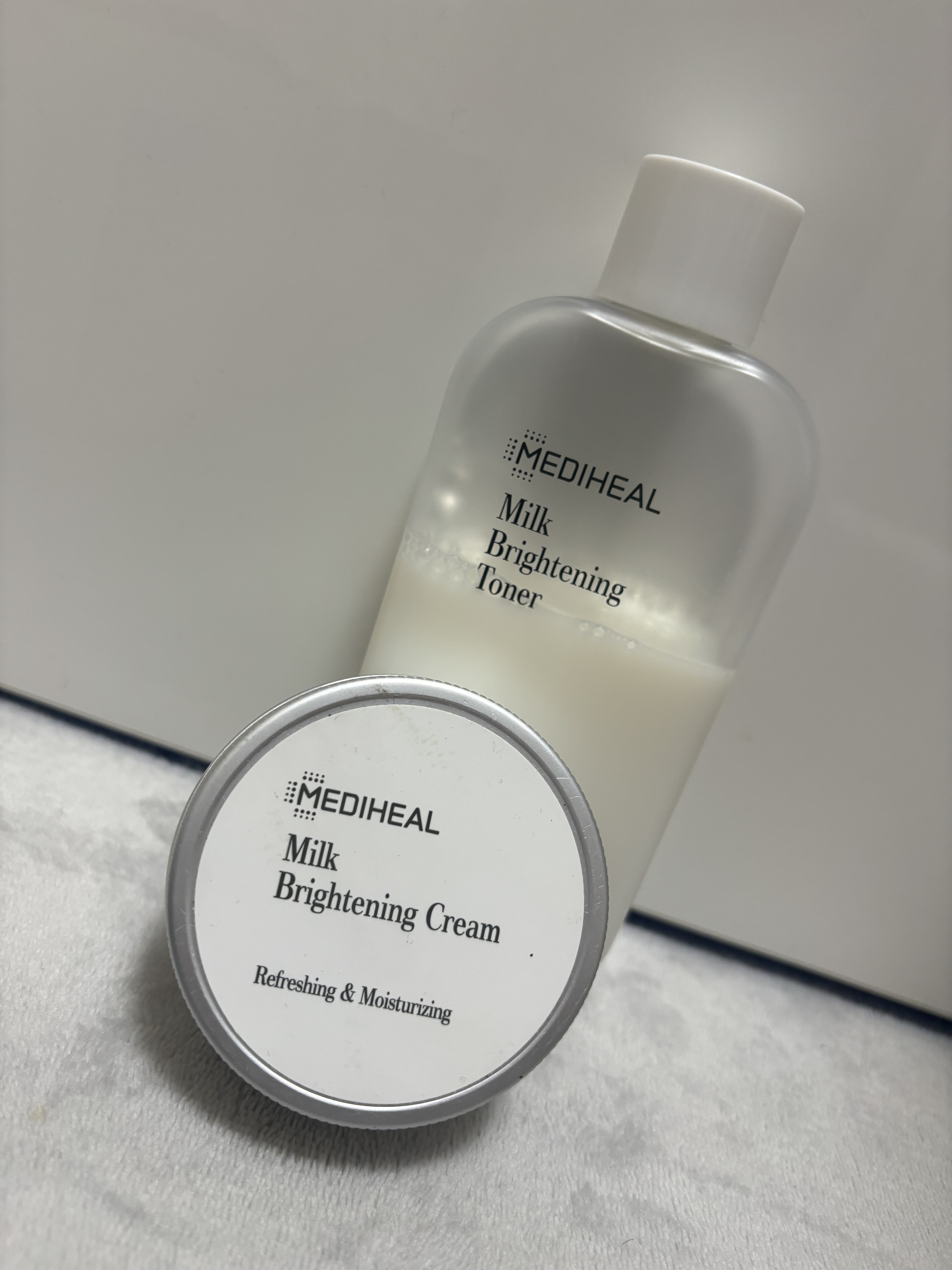 ミルクブライトニングクリーム/MEDIHEAL/フェイスクリームを使ったクチコミ（2枚目）