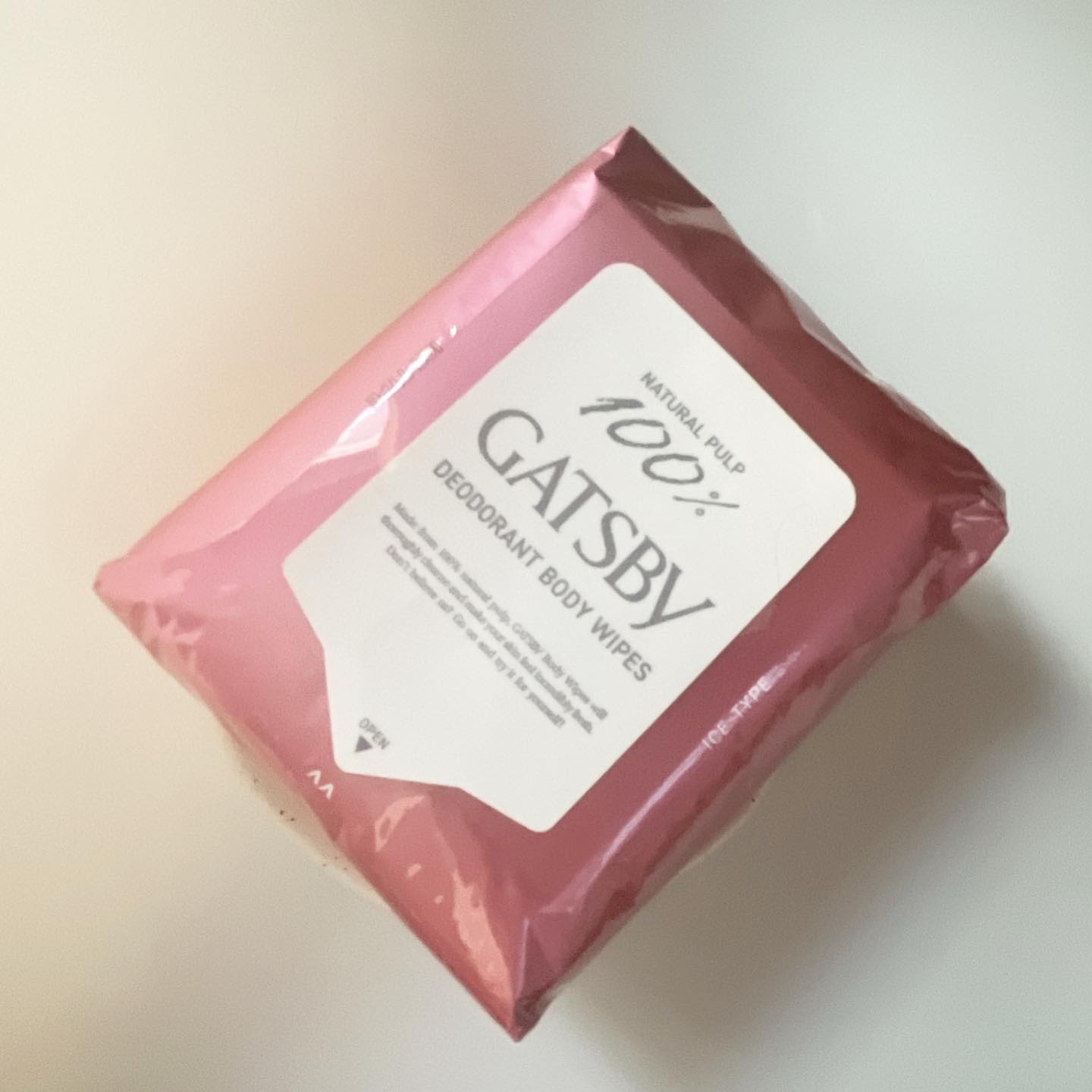 アイスデオドラント ボディペーパーN フリーズピーチ/ギャツビー/ボディシートを使ったクチコミ（2枚目）