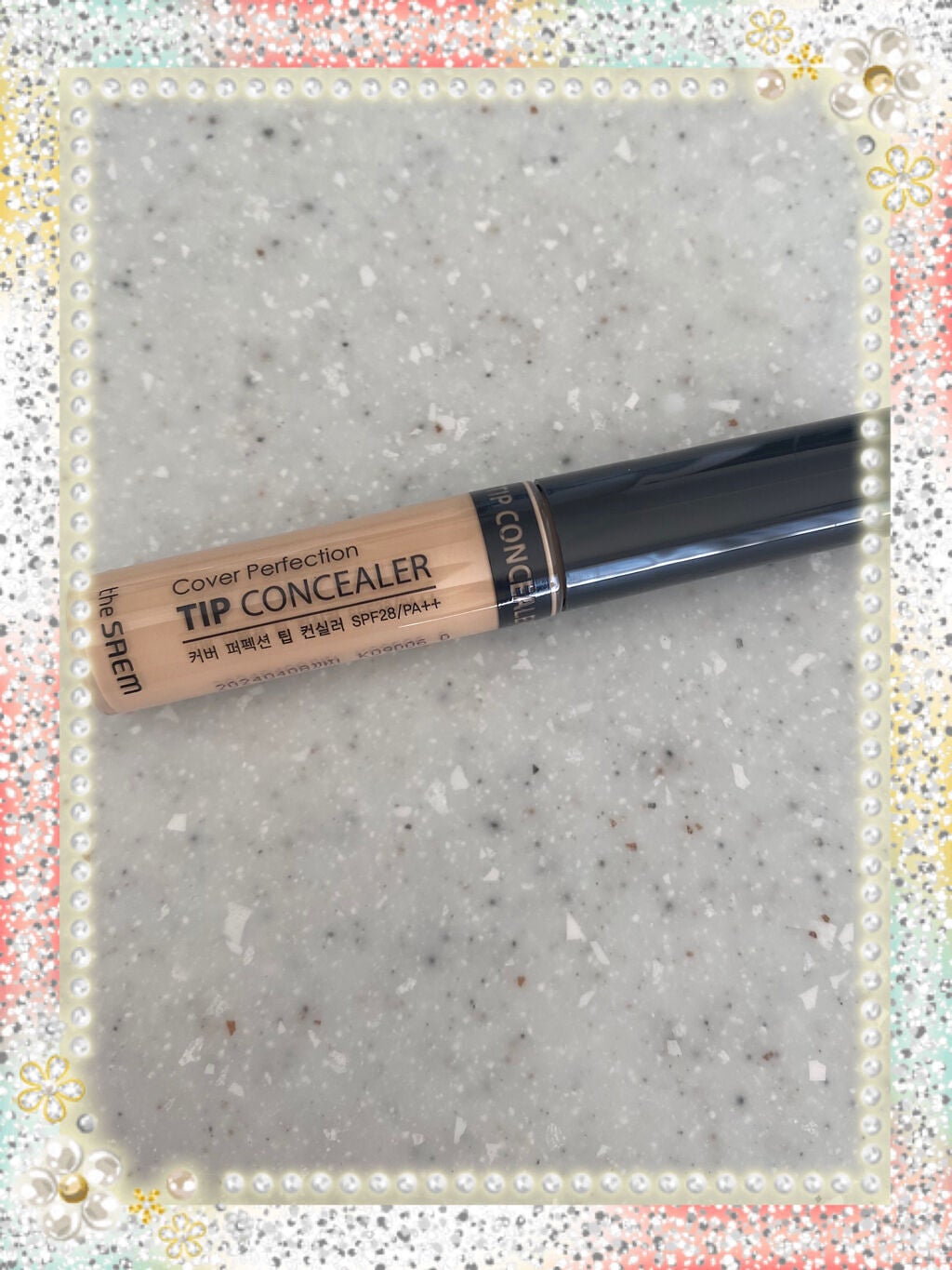 カバーパーフェクション チップコンシーラー/the SAEM/リキッドコンシーラーを使ったクチコミ(2枚目)