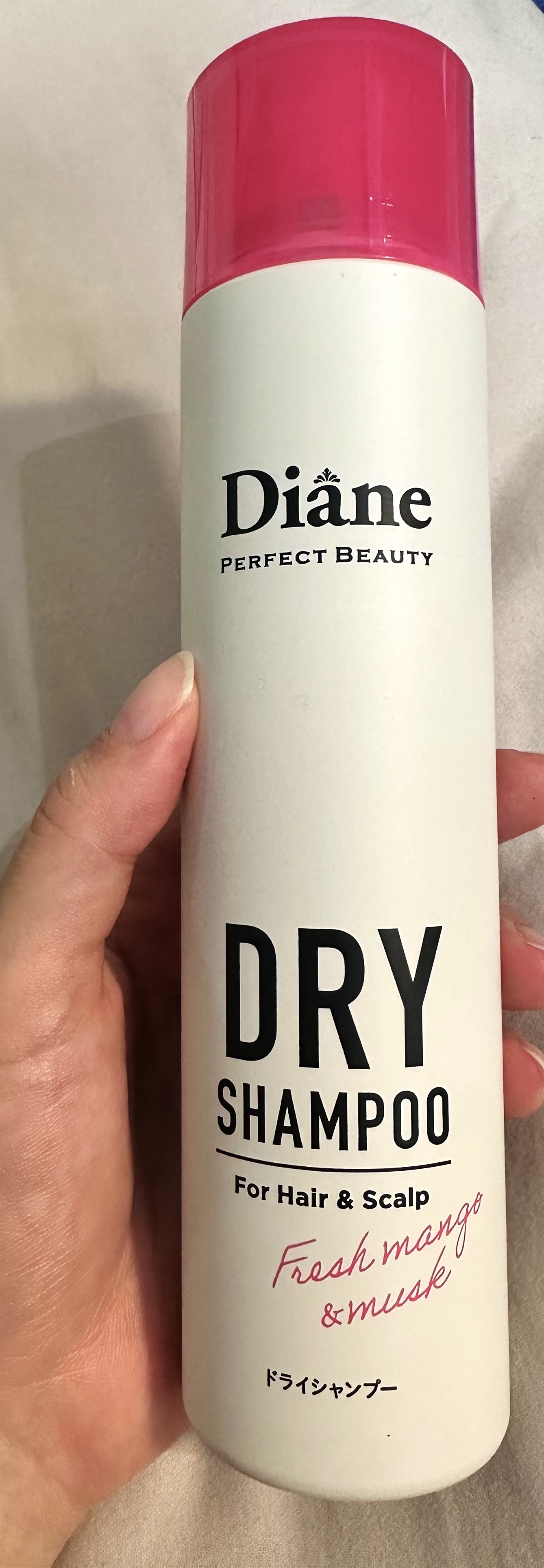 パーフェクトビューティー ドライシャンプー フレッシュマンゴー＆ムスクの香り 95g/ダイアン/ドライシャンプーを使ったクチコミ（1枚目）