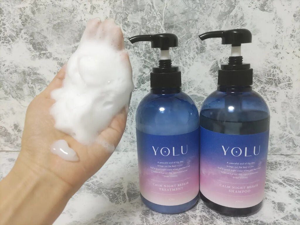 リラックスナイトリペア シャンプー/トリートメント/YOLU/市販シャンプーを使ったクチコミ(3枚目)