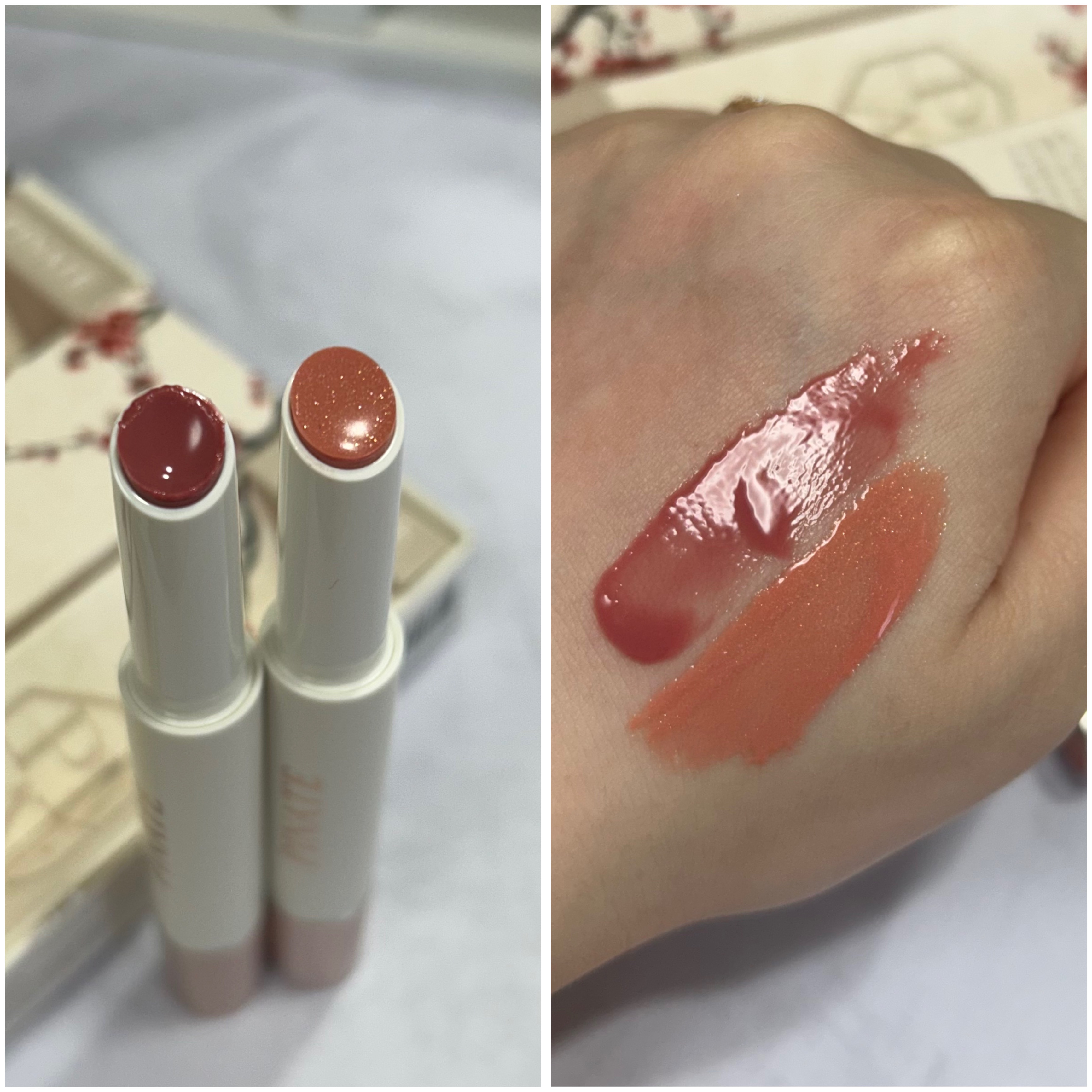 ベアグローペプチドメルティングバーム/PINATE/口紅を使ったクチコミ（2枚目）