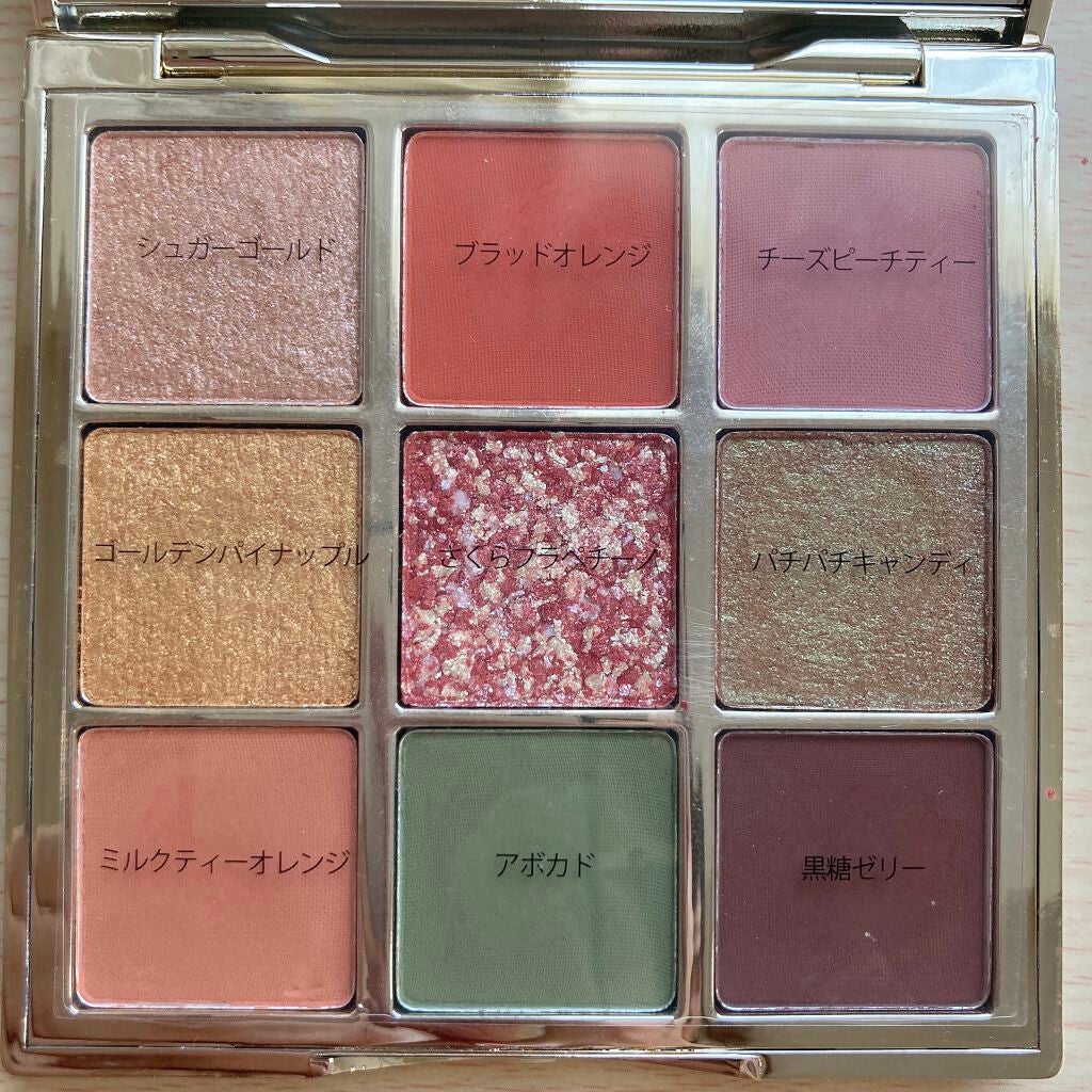 長相思シリーズ 9色アイシャドウパレット/CATKIN/アイシャドウパレットを使ったクチコミ(2枚目)