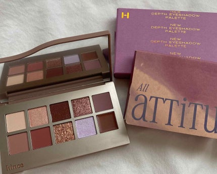 ニューデップスアイシャドウパレット/hince/アイシャドウパレットを使ったクチコミ(3枚目)