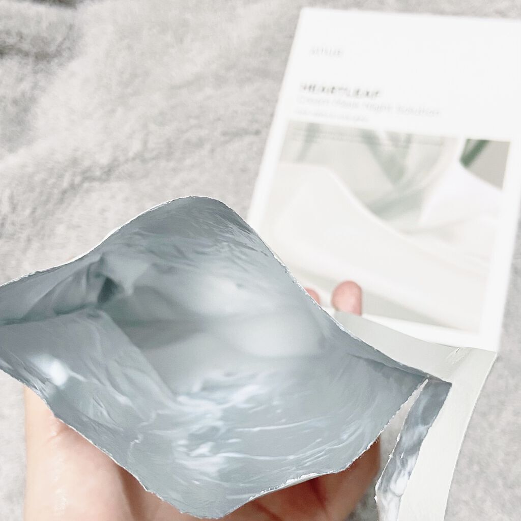 ドクダミクリームマスクナイトソリューション/Anua/シートマスク・パックを使ったクチコミ（3枚目）