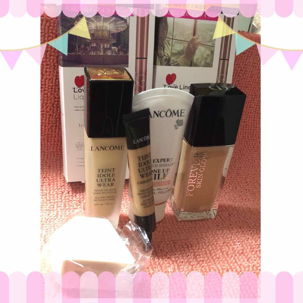 タンイドル ウルトラ ウェア リキッド/LANCOME/リキッドファンデーションを使ったクチコミ（1枚目）