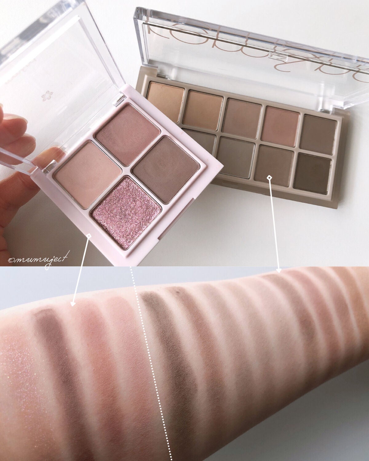 ベターザンパレット/rom&nd/アイシャドウパレットを使ったクチコミ(7枚目)