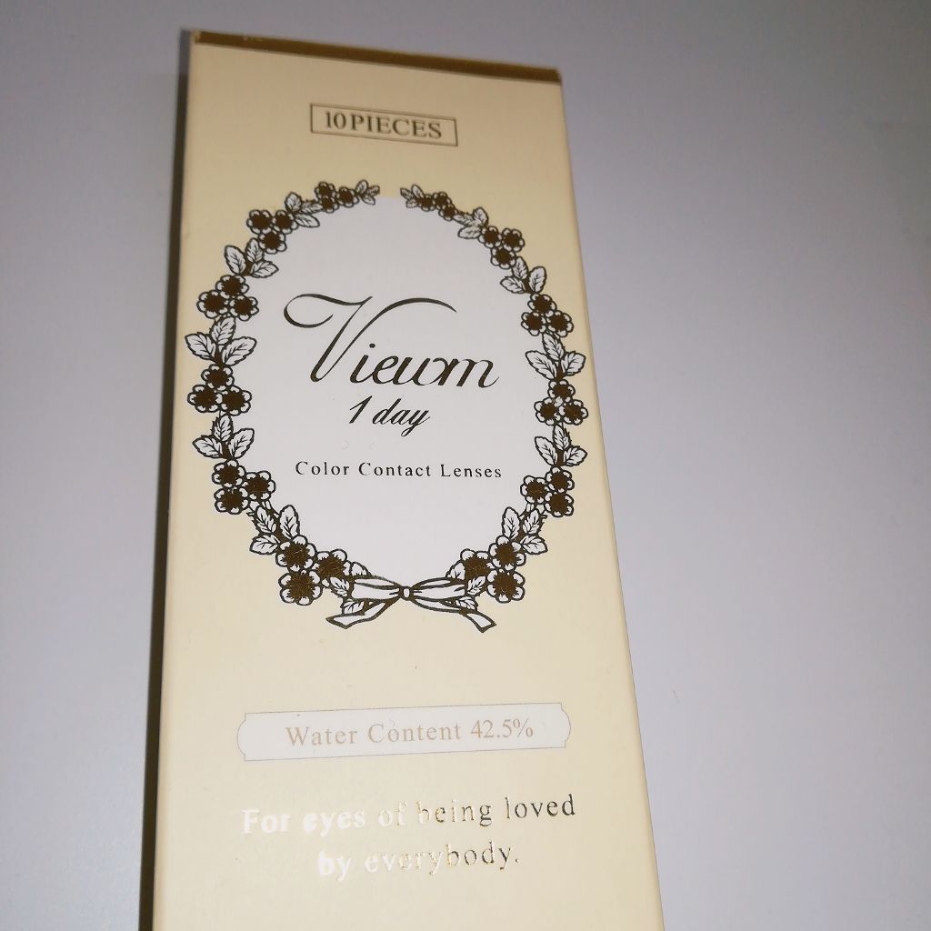 ビュームワンデー フェミニンピーチ/ビューム/ワンデー（１DAY）カラコンを使ったクチコミ（1枚目）