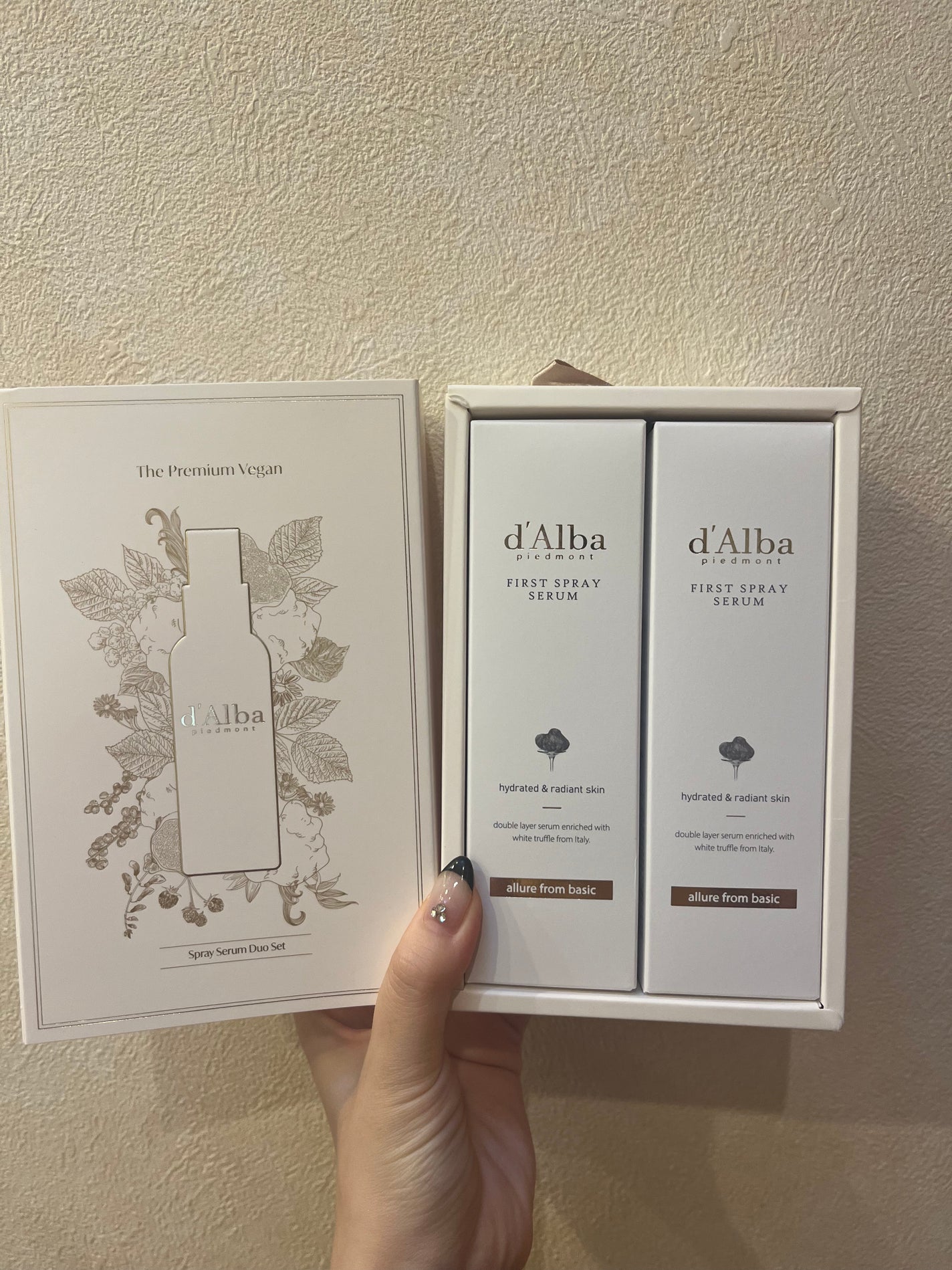ダルバ ホワイトトリュフファーストスプレーセラム/ダルバ/ミスト状化粧水を使ったクチコミ(1枚目)